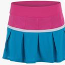 FILA Raspberry & Blue Tennis Skort size Lg Photo 5