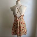 Frederick's of Hollywood Vintage Y2K  Cheetah Heart Print Satin Slip Dress Small Photo 3