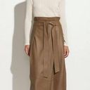 Vince  Belted Lambskin Leather Skirt-‎ NWT 6 Photo 0