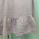 Cynthia Rowley NWT  Lilac Lavender Linen Ruffle Dress Medium M NEW Photo 3