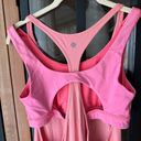 Lululemon  All Sport Support Tank neon Flash Light built in bra coral layered Photo 4