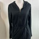 Zella  full zip hooded black jacket. Adjustable waist. Women’s Small Photo 0