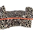 Iris  Tie Front Leopard Print Crop Top Coastal Beach Travel Vacation Everyday Photo 1