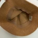 David & Young  1990's Women's Bucket Hat ANGORA Blend Camel Tan Brown OS Photo 3