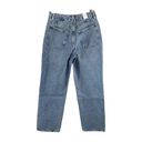 Good American  '90s Duster Straight Leg Jeans In Blue950 6/28 NWT Photo 8