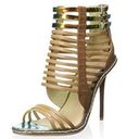 L.A.M.B. By Gwen Stefani Women’s Brook Strappy Peep Toe Sandal Heels ( 7.5 ) Photo 0