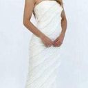 Lane 201  Ethreal Love White Cream Midi Bodycon Dress Size Small Photo 0