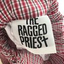The Ragged Priest  Chain Drawstring Plaid Cargo Pants Red Size Small Photo 3