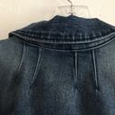 INC Denim Jacket with Knit Sleeves Size Medium Photo 4