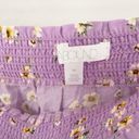 Abound  Tiered Ruffle Lightweight Mini Skirt Size Medium NEW Purple/Yellow Photo 4