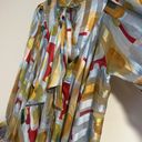 Beulah  style button front geometric print tunic O/S Photo 4