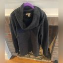 DKNY  Grey Cowl Neck Wool Blend Fuzzy Sweater size XL Cozy & Warm Photo 1