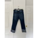 Pilcro  by Anthropologie High Cuff Medium Dark Wash Hyphen Jean Photo 2