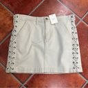 ALC Frank NWT A.L.C. Ringo Laced Denim Skirt Photo 3