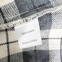 Tuckernuck  Midnight Plaid Saranac Shirt Cotton Flannel Button Front Collared Top Photo 2