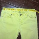 CAbi  #5084 Citron Yellow Skinny Stretch Pants Jeans Chartreuse Women’s Size 4 Photo 8