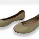 mix no. 6  Tan Gator Pattern Round Toe Flats Photo 8