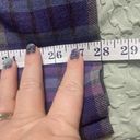 Pendleton Vintage  Purple Tartan Wool Midi Pencil Skirt Plaid Size 14 Made USA Photo 4