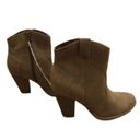 American Eagle  Tan Cowboy Style Booties - size 6 Photo 3