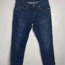 Silver Jeans  Co Boyfriend Jeans Size 26 Darkwash Mid Rise Cutoff Photo 1