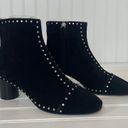 Rebecca Minkoff NWT  Women’s Black Suede Studded Ankle Boots Size 7.5 Photo 1