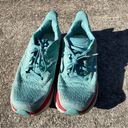 Hoka ONE ONE Womens Clifton 8 Mesh Aquarelle Eggshell Blue Running Shoes Photo 3