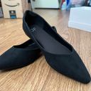 JustFab Black Pointed Toe Flats Photo 2