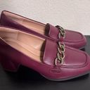 Nordstrom New  Bernice Loafer Pump in Burgundy Size 9M Photo 3