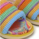 Farm Rio Colorful Toucan Crotchet Anatomic Sandals Photo 1