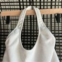 Vuori Simplicity Halter white rib tank Photo 1