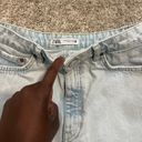 ZARA high waist Denim cut off jeans shorts Photo 4