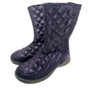 The North Face  Thermoball Women Quilted Insulated Winter Boots Size 7 Purple Photo 0