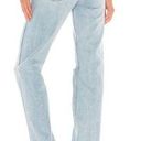 RE/DONE  Originals High Rise Loose Fit Distressed Straight Jeans Blue Women's 26 Photo 1