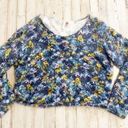 Pilcro Sweater Medium Floral Anthropologie Photo 0