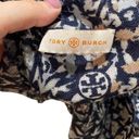 Tory Burch  Floral Scarf Navy Blue Photo 2