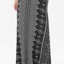 Billabong  Alone With You Maxi Skirt High Low Hem Black White Print Size Large Photo 0