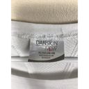 Danskin  Now White XL Long Sleeve Shirt Round Neck Athletic Cotton Spandex Womens Photo 5