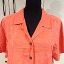 Caribbean Joe  silk shirt . Size 1X Photo 1