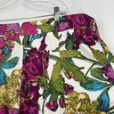 Lane Bryant NEW  Vibrant Floral A Line Skirt Pink Green Stretch Knee Length Sz 26 Photo 1