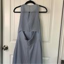 Hayley Paige Occasions Hayley Paige blue bridesmaid dress 5714 maxi chiffon size 8 wedding guest modest Photo 6