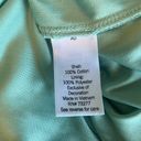 LC Lauren Conrad  Green Smocked Ruffle Sleeve Midi Dress Size M Medium Teal Party Photo 12