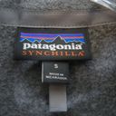 Patagonia  Grey Fleece Vest Sports Boston Logo Photo 4