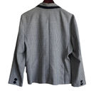 Houndstooth Lauren Alexandra Women Jacket Blazer Collar 3 Button Closure Size 10  Photo 2