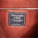 Abercrombie & Fitch  Womens Quarter Zip Pull Over Color Rust Size Large Photo 4