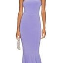 Norma Kamali NWT  Strapless Fishtail Gown in Lilac Photo 0