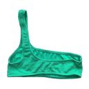 Good American  Always Fits One Shoulder Bikini Top in Summer Green size 3/4 - L/X Photo 6