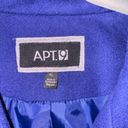 Apt. 9  flared wool double breasted coat XL royal blue Photo 3