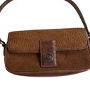 Polo Los Robles  Time Leather shoulder bag Purse suede snap closure Flawed Photo 2