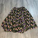 Magic Vintage  Floral Elastic Waist Skirt Size 1X Photo 0