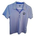 EP Pro  Golf Polo Shirt Blue White Stripes Photo 0